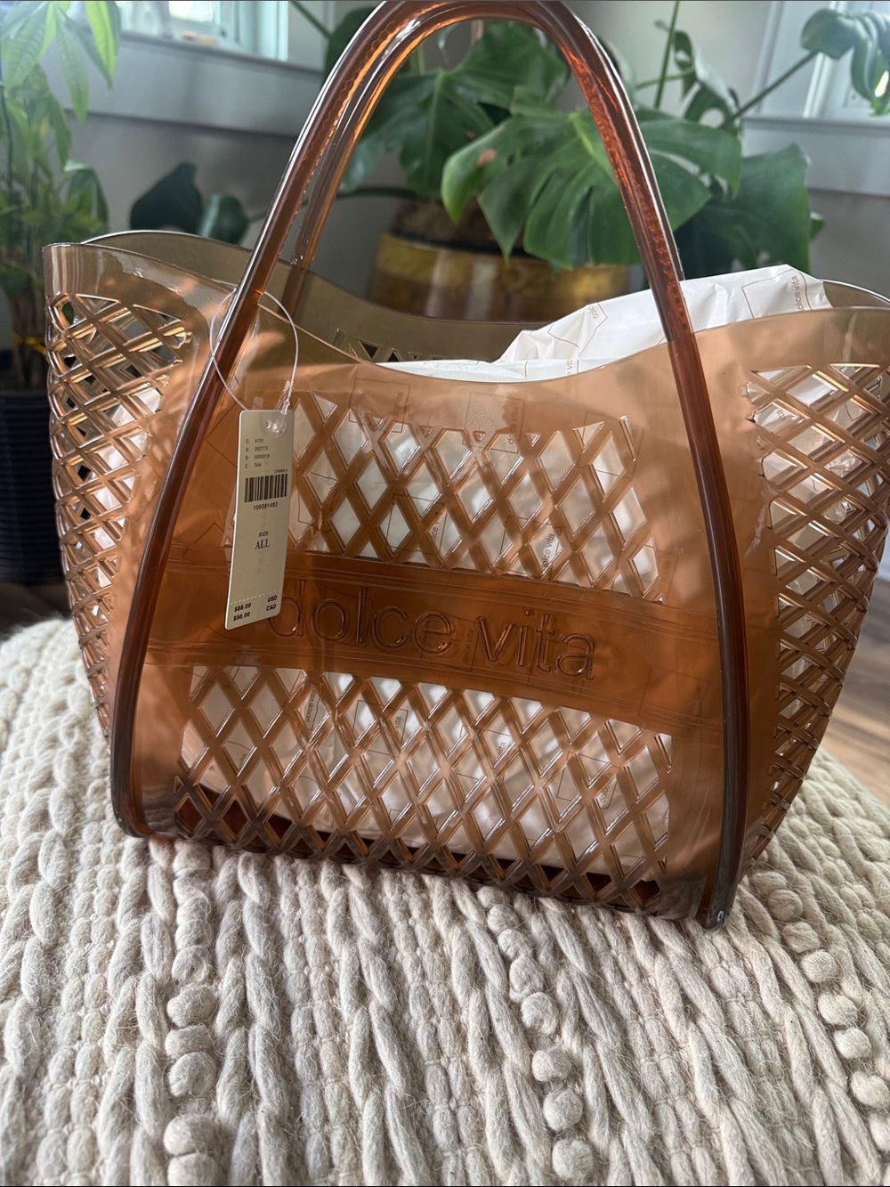 Bag plastic perfect for the beach /boat